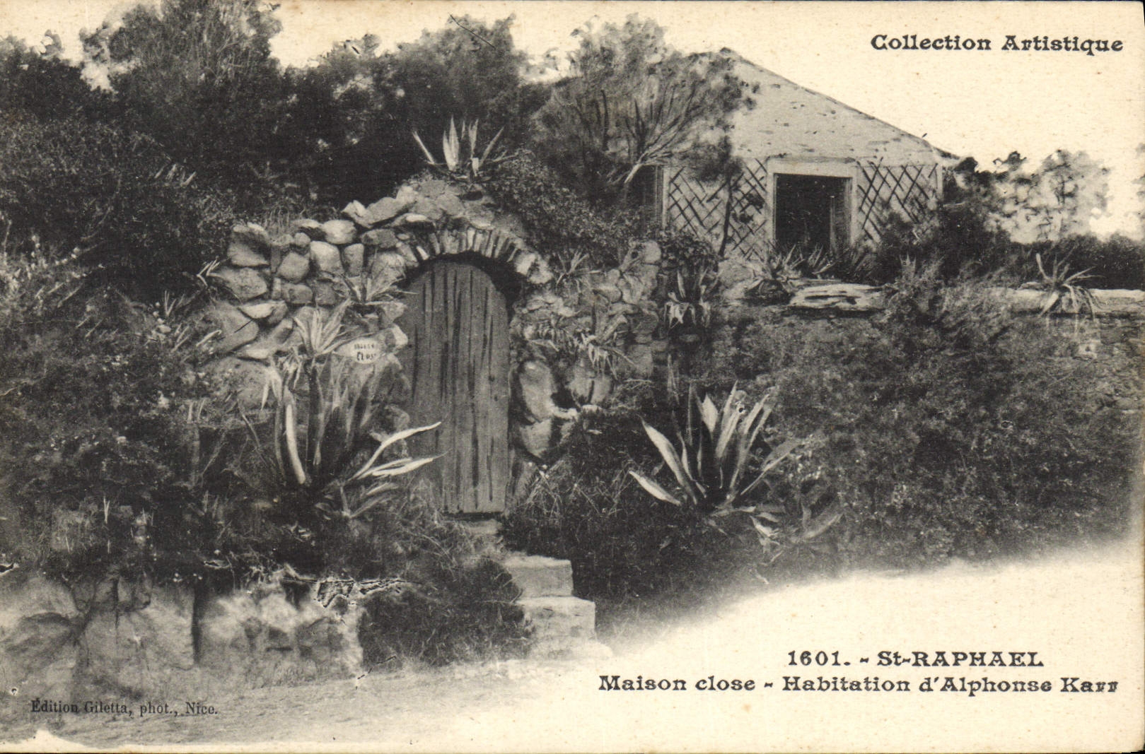 Maison close - Habitation d'Alphonse Karr — St-Raphaël, Collection Artistique, n°1601