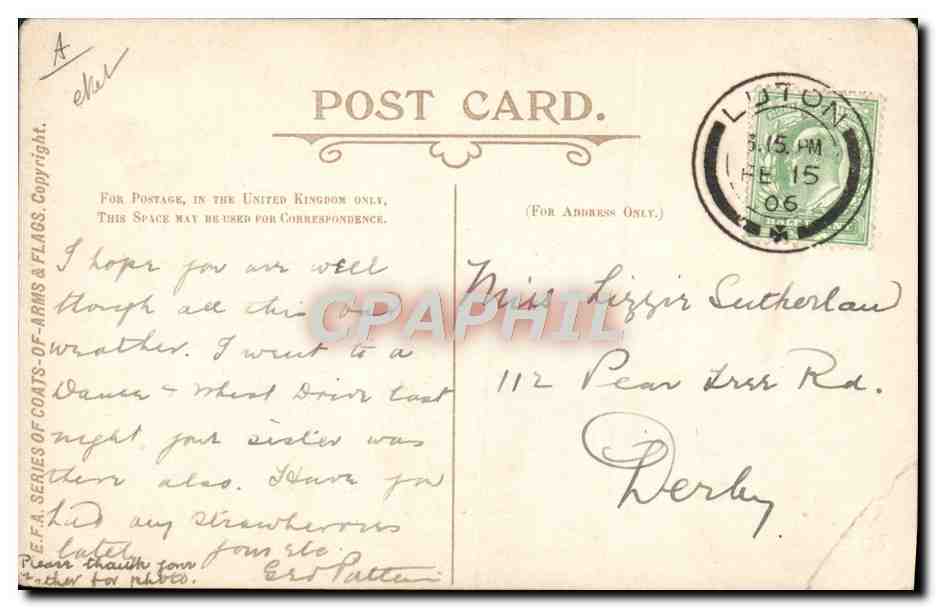 CPA Militaria Drapeau Bonnet phrygien — Verso