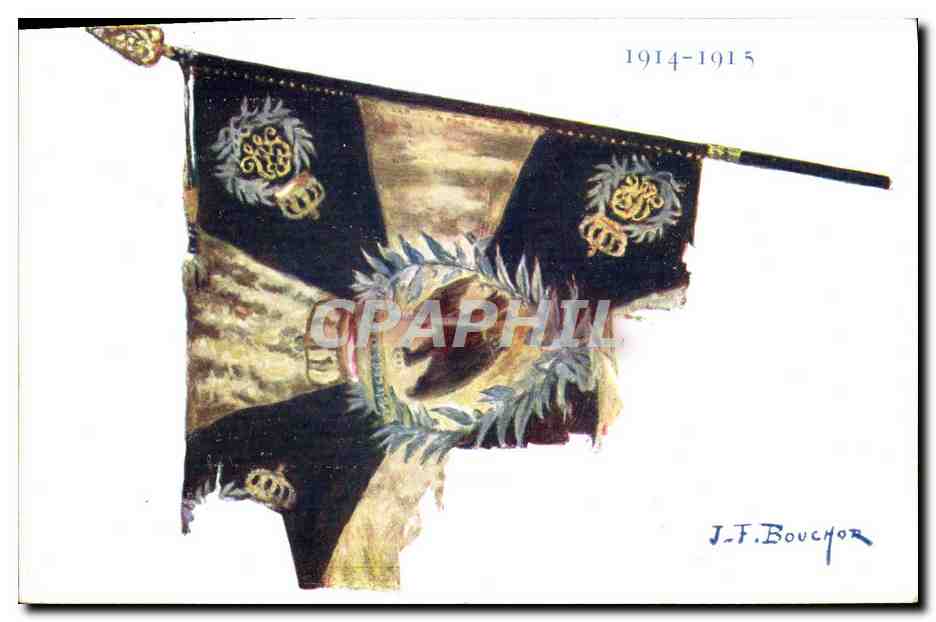 CPA Militaria Drapeau allemand 