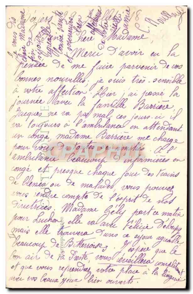 Drapeau bavarois — Premier trophée du 1er Chasseurs à Pied — E. LE DELEY, imprimeur, Paris — Rückseite
