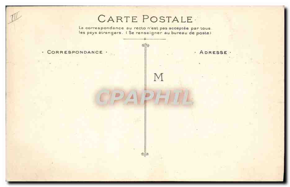CPA Militaria Coeur de Jesus Drapeau — Verso