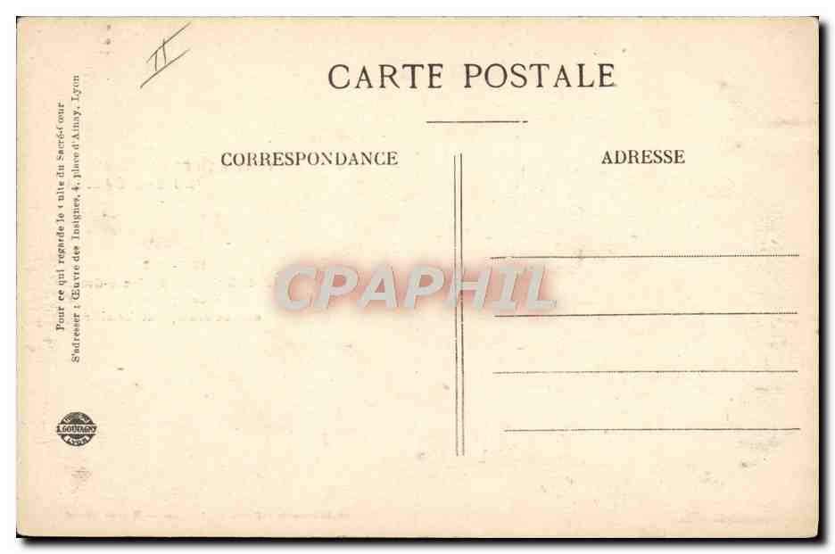 CPA Militaria Vers la gloire du Sacre Coeur  — Rückseite