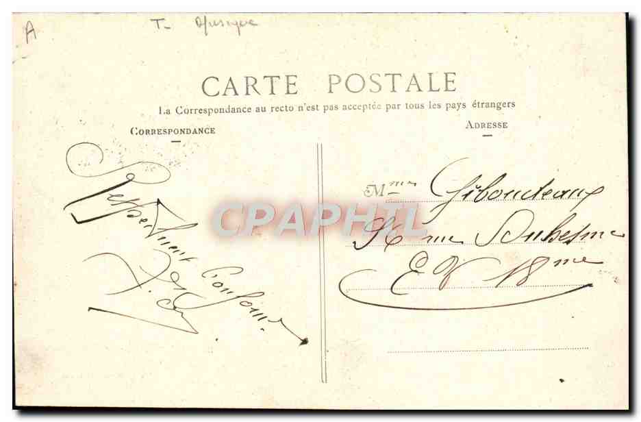 Musique de la Garde Républicaine — Chef M. Gabriel Parés — Reproduction Interdite — Reverso