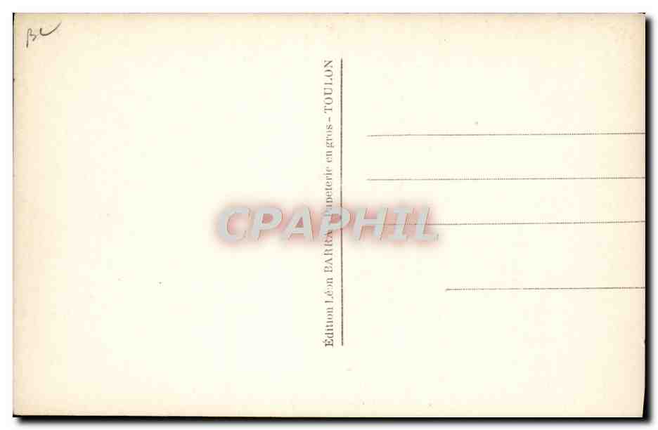 Sous-marin "Lagrange" — Marine Militaire Française — Édition Léon Baritou, Toulon — Reverso