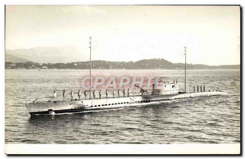 CPA Bateau Sous marin 