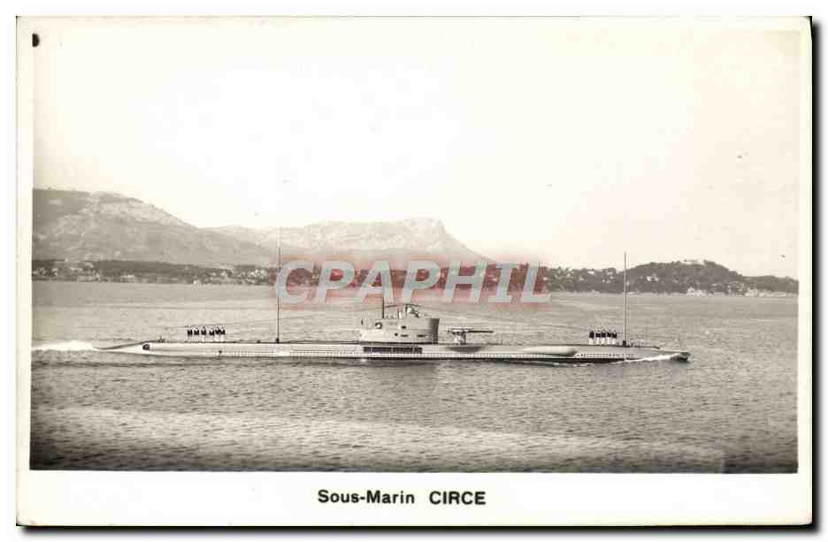 CPA Bateau Sous marin Circe