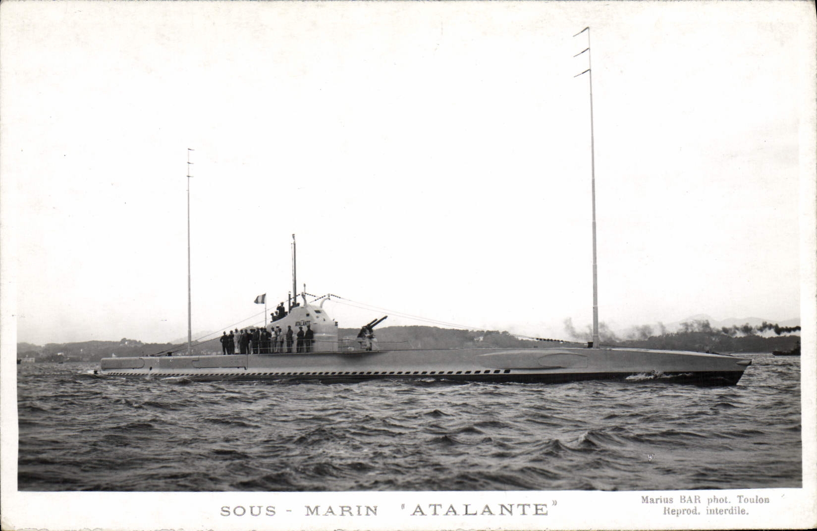 Sous-marin 'Atalante' — Toulon — Marius BAR phot. Toulon