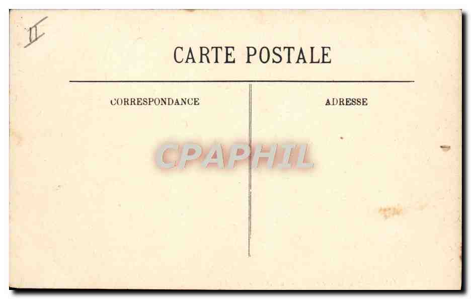 CPA Bateau Toulon Sous marin effectuant une plongee — Verso