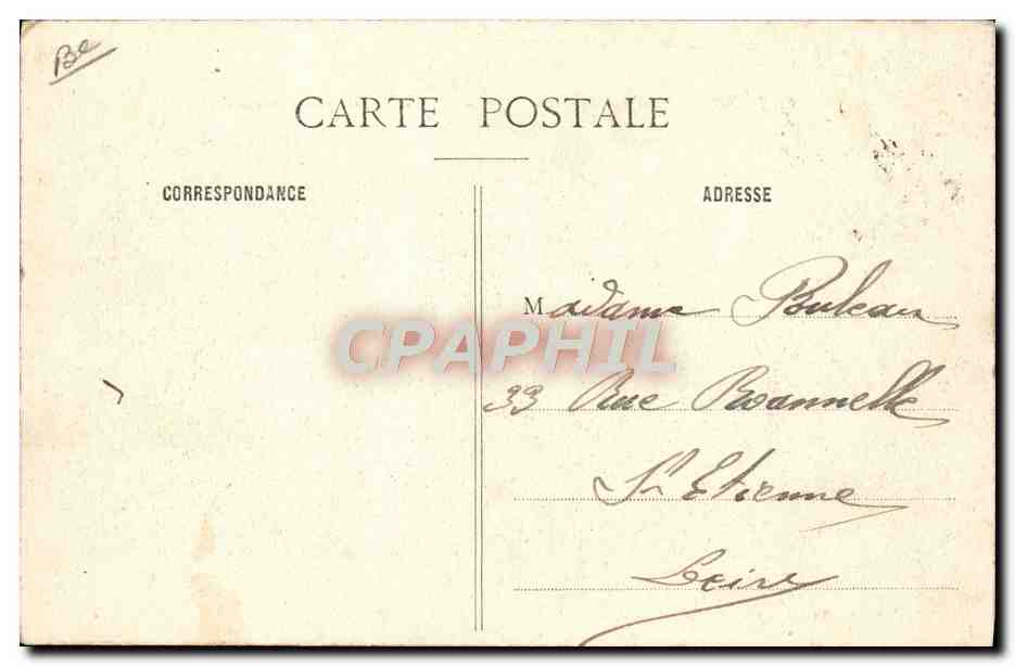 Het Gymnote — onderzeeboot — Cliché Giraud — Clavel, Uitgever, Toulon — Achterkant