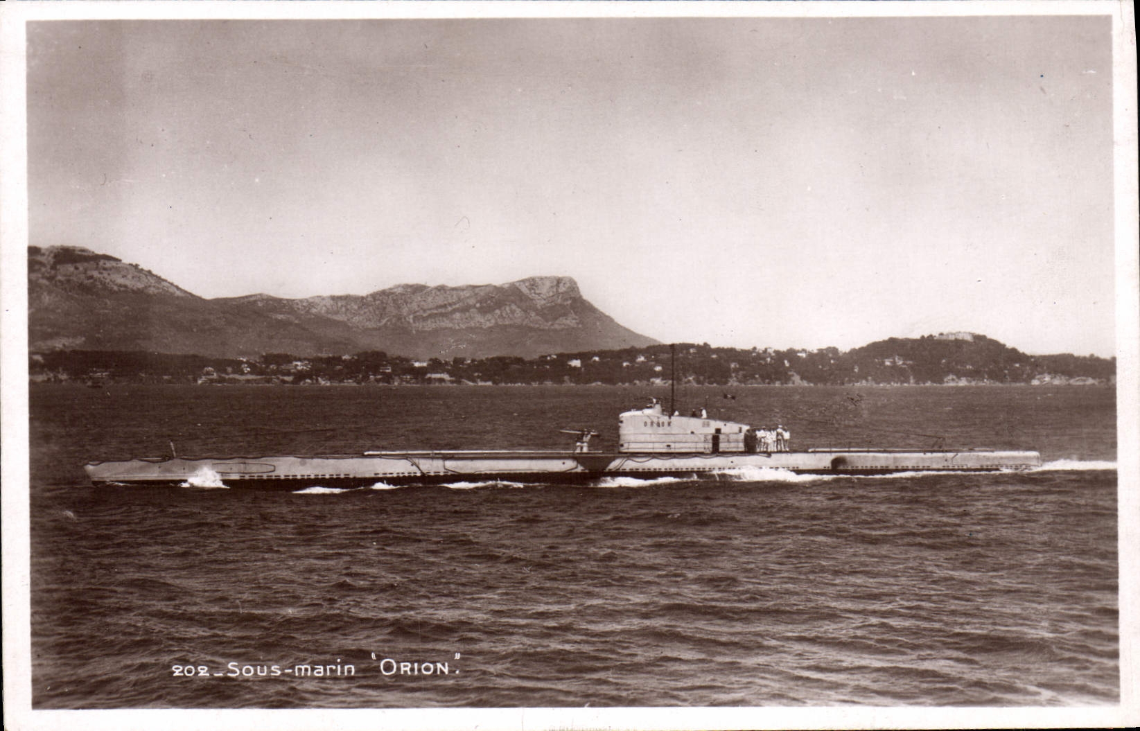 Sous-marin 'Orion' — Marseille — Édition Bouver-Soum Touion (Var)