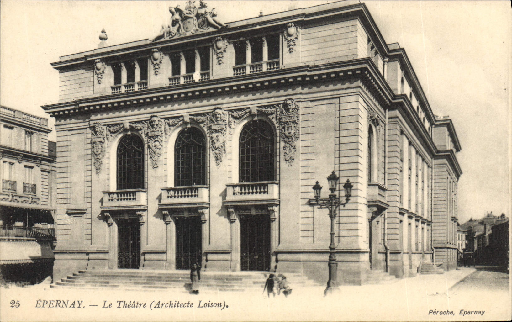 CPA Theatre architecte Loison Epernay 