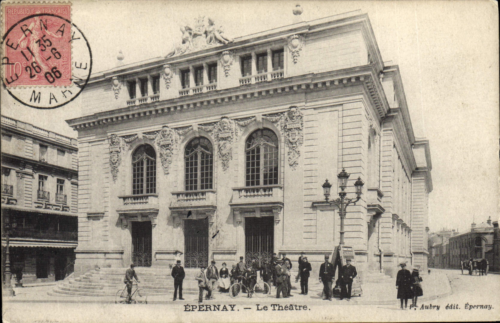 ÉPERNAY — Le Théâtre — P. Aubry édit. Épernay