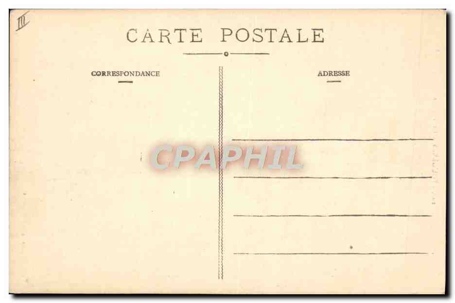 CPA Fougeres Le Theatre  — Verso