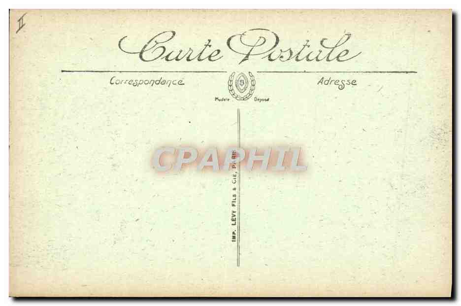 CPA Fontainebleau Le Theatre municipal — Verso