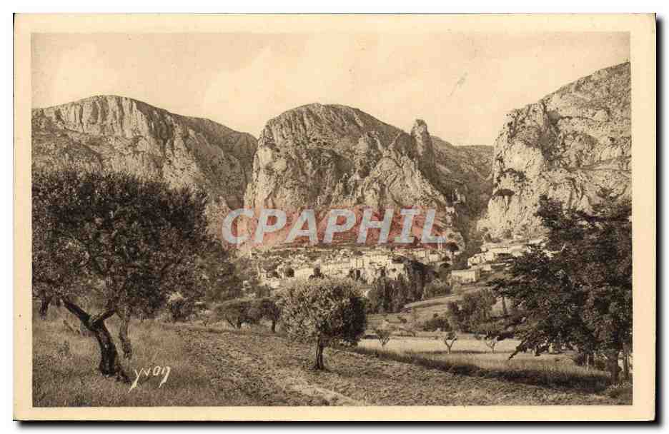 CPA Village De Moustiers Sainte Marie