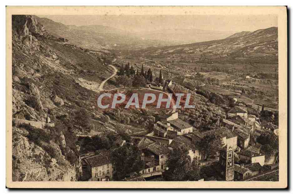 CPA Moustiers Sainte Marie Panorama Sur La Vallee
