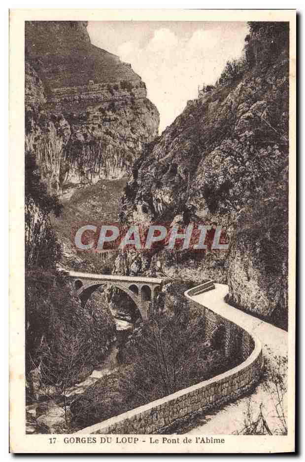 CPA Gorges Du Loup Le Pont De I'Abime