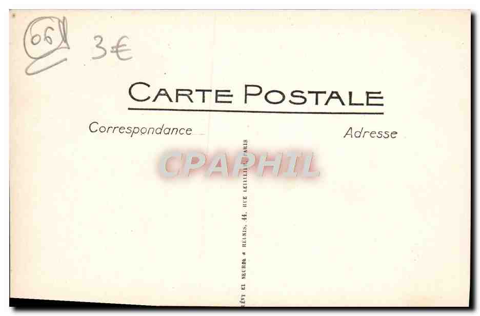 CPA Nice Vue Sur La Jetee Et La Promenade Des Anglais — Rückseite