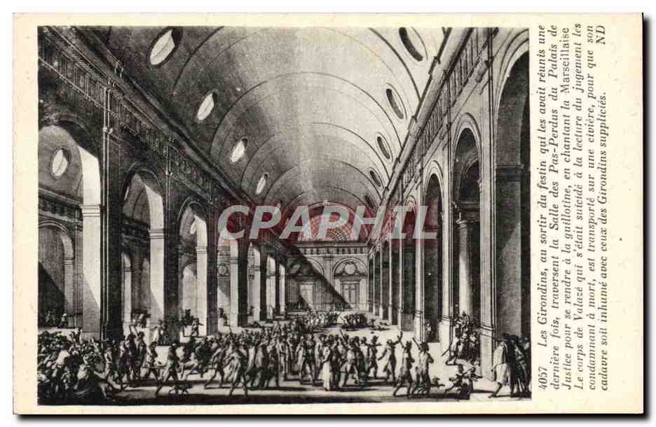 Les Girondins — dernière fois réunis au Palais de Justice — Éditeur : J. Neurardin & Cie, Paris