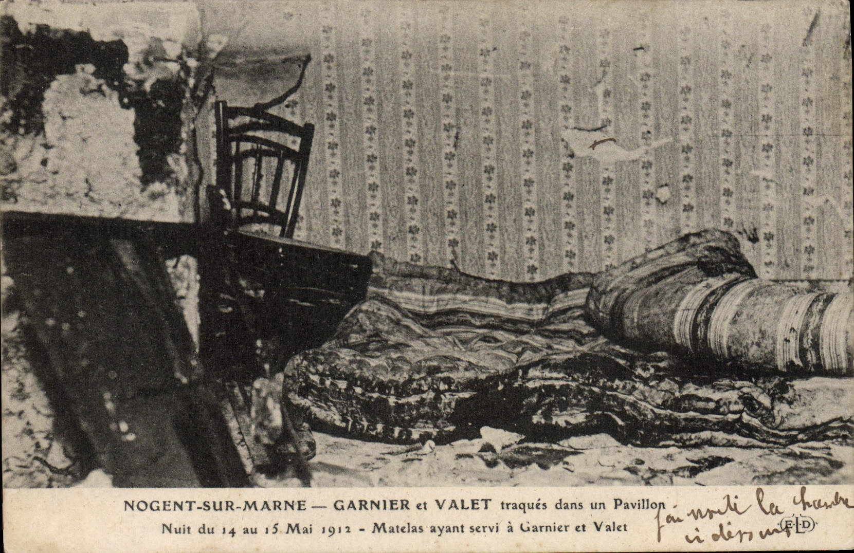 Nogent-sur-Marne — Garnier et Valet traqués dans un Pavillon — Nuit du 14 au 15 Mai 1912