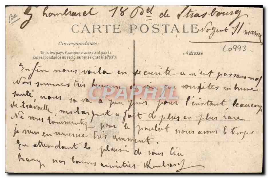 Nogent-sur-Marne — Garnier et Valet traqués dans un Pavillon — Nuit du 14 au 15 Mai 1912 — Reverso