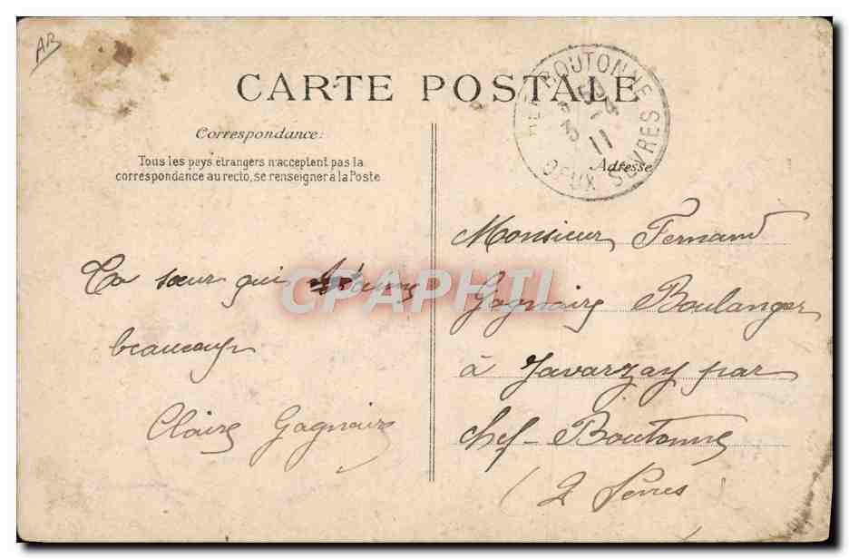 Femme en jupe-culotte — Deuxième apparition de la Jupe-Culotte — E.P.D. — Achterkant