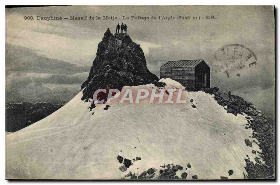 CPA Alpinisme Dauphine Massif de la Meije Le refuge de l'aigle