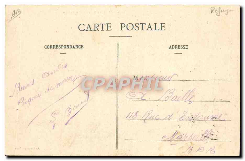 Dans les Alpes - Un Refuge — A. Sáuvaigo, Nice — Reverso