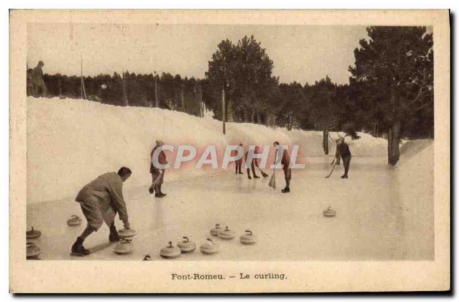 Font-Romeu — Le curling — Éditeur non identifié, n° de série non visible
