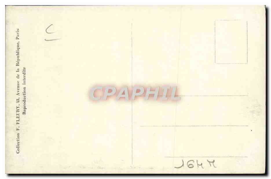 CPA Train Locomotive PLM Machine SErie 140 C — Verso