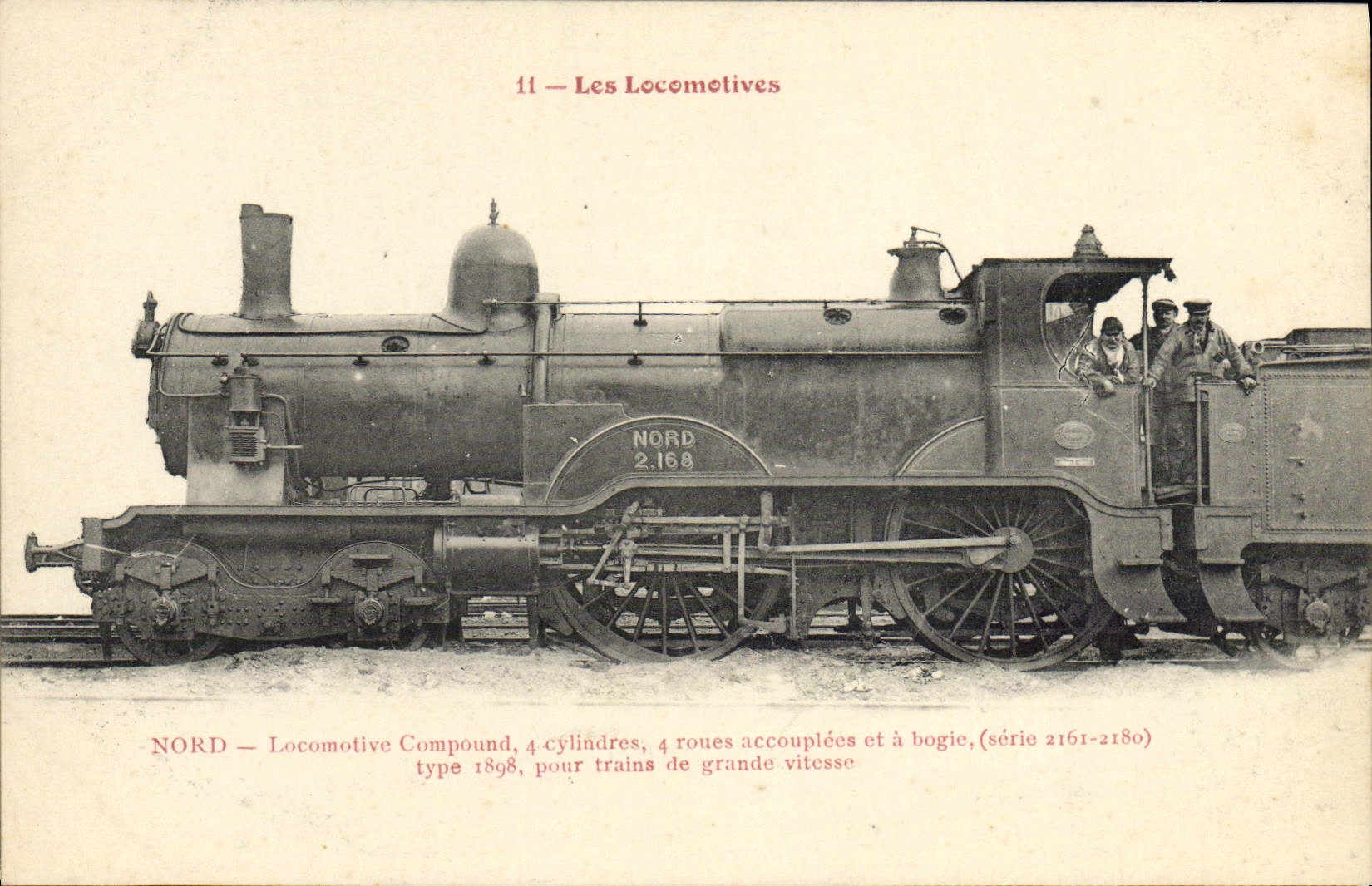 CPA Train Locomotive Nord Locomotive Compound