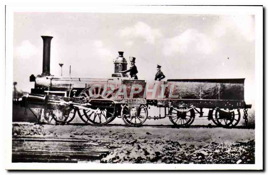 CPM Train Locomotive 11 Saint Lo Serie 1 a 40 de la Compagnie de Paris a Rouen Allcard et Buddicom