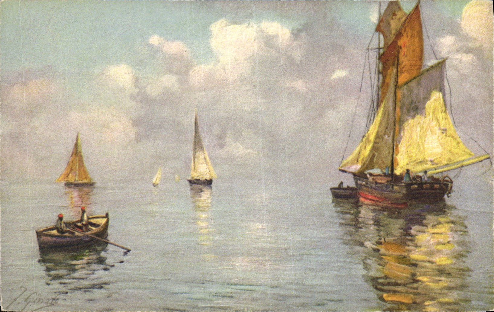 CPA Bateau Voilier 