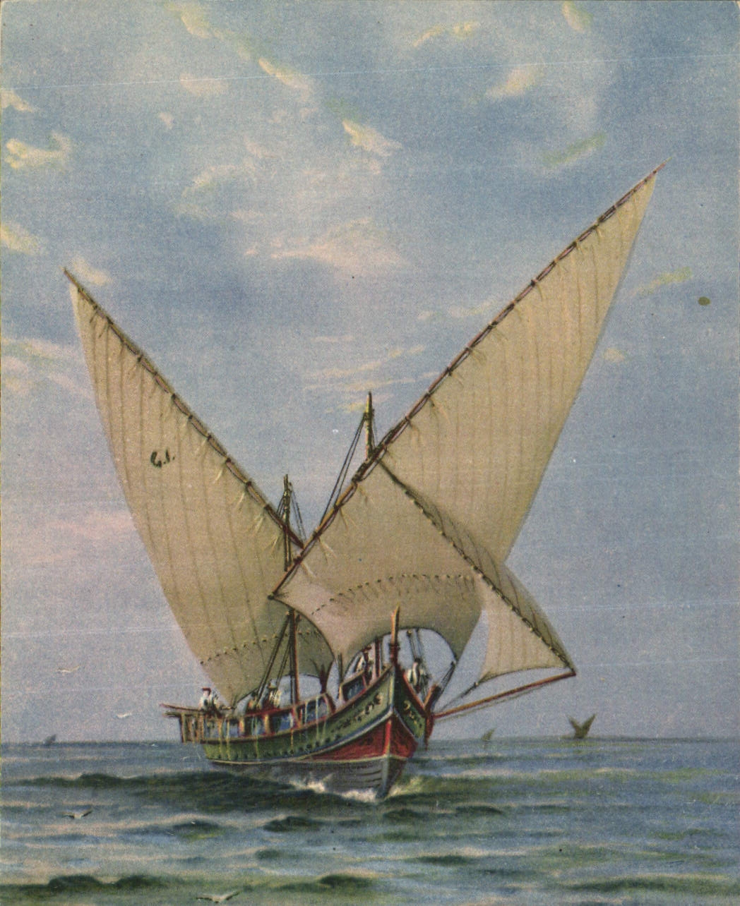 CPA Bateau Voilier Sailing boat Malta Malte