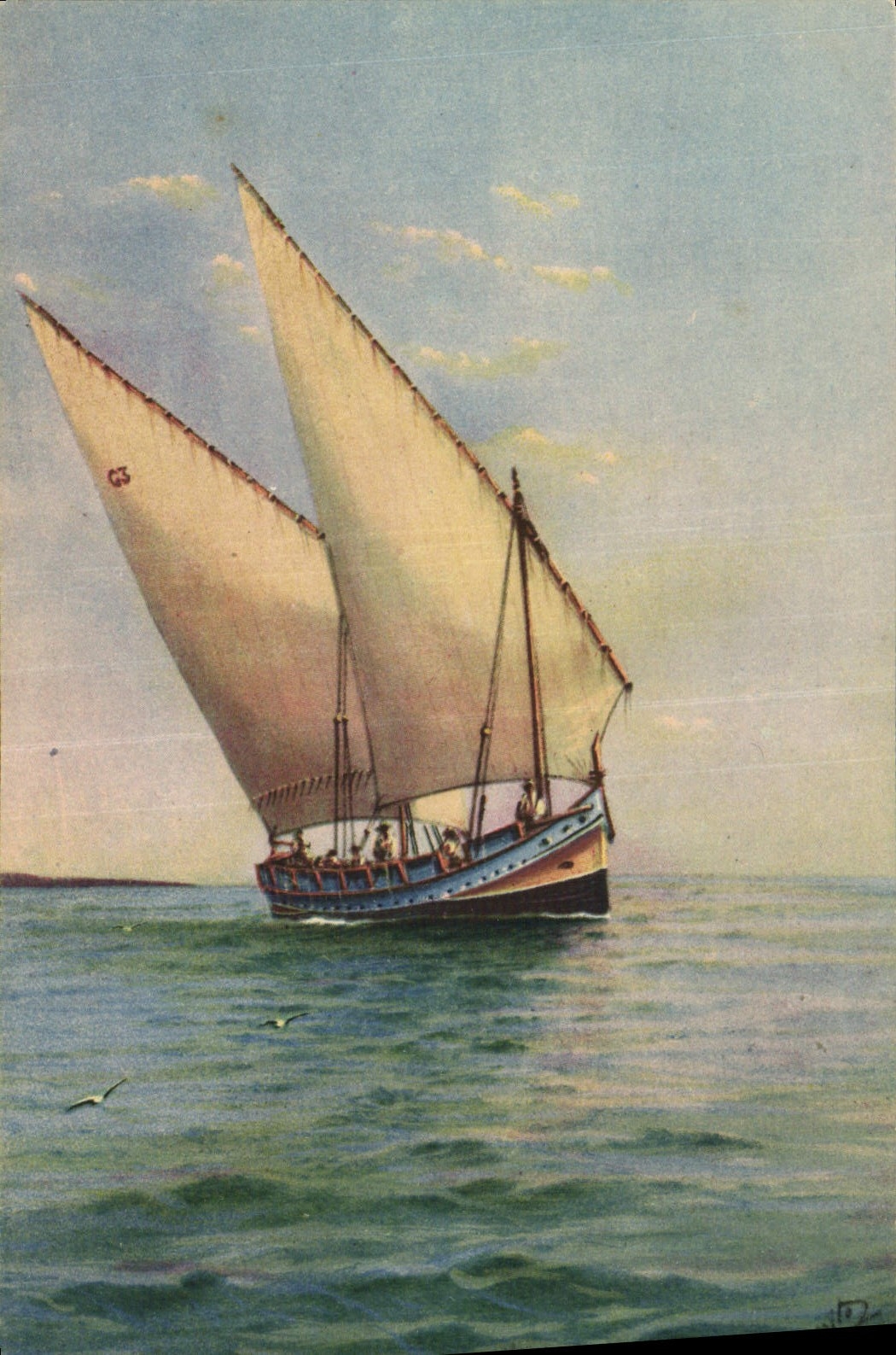 CPA Bateau Voilier Sailing boat Malta Malte