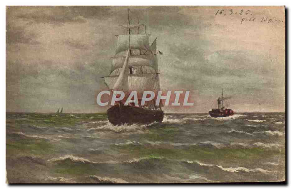 CPA Bateau Voilier 