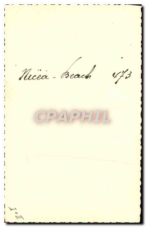 Deux femmes avec un globe terrestre — Nice - Beach — éditeur CPAPHIL, n° 473 — Back