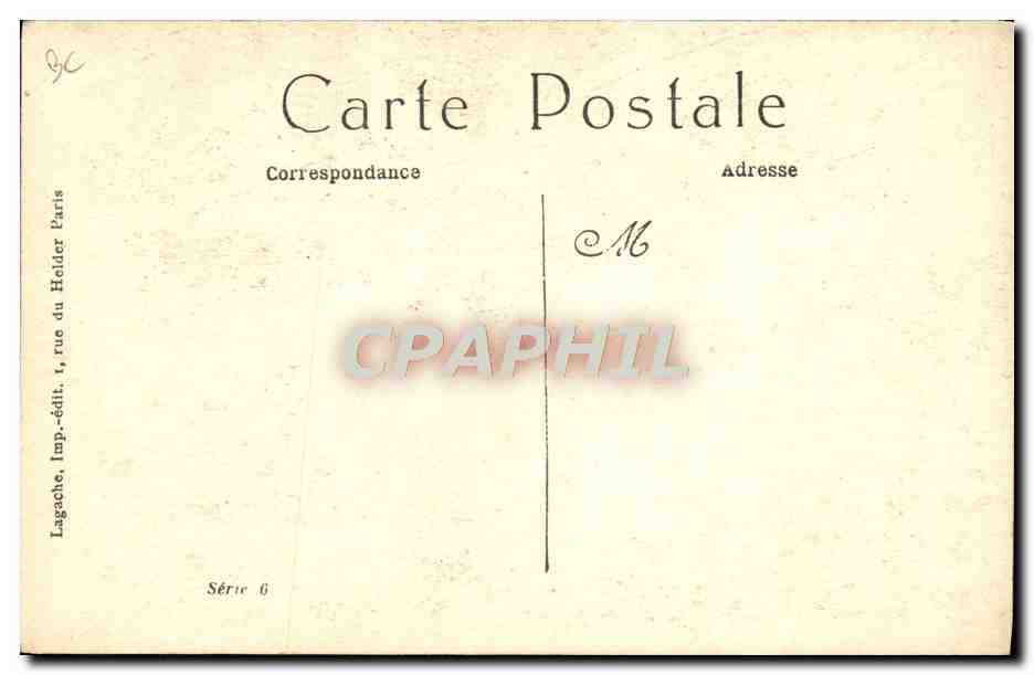 Deux femmes nues — studio — Lagache, Imp.-édit., 1, rue du Helder, Paris, Série 6 — Reverso