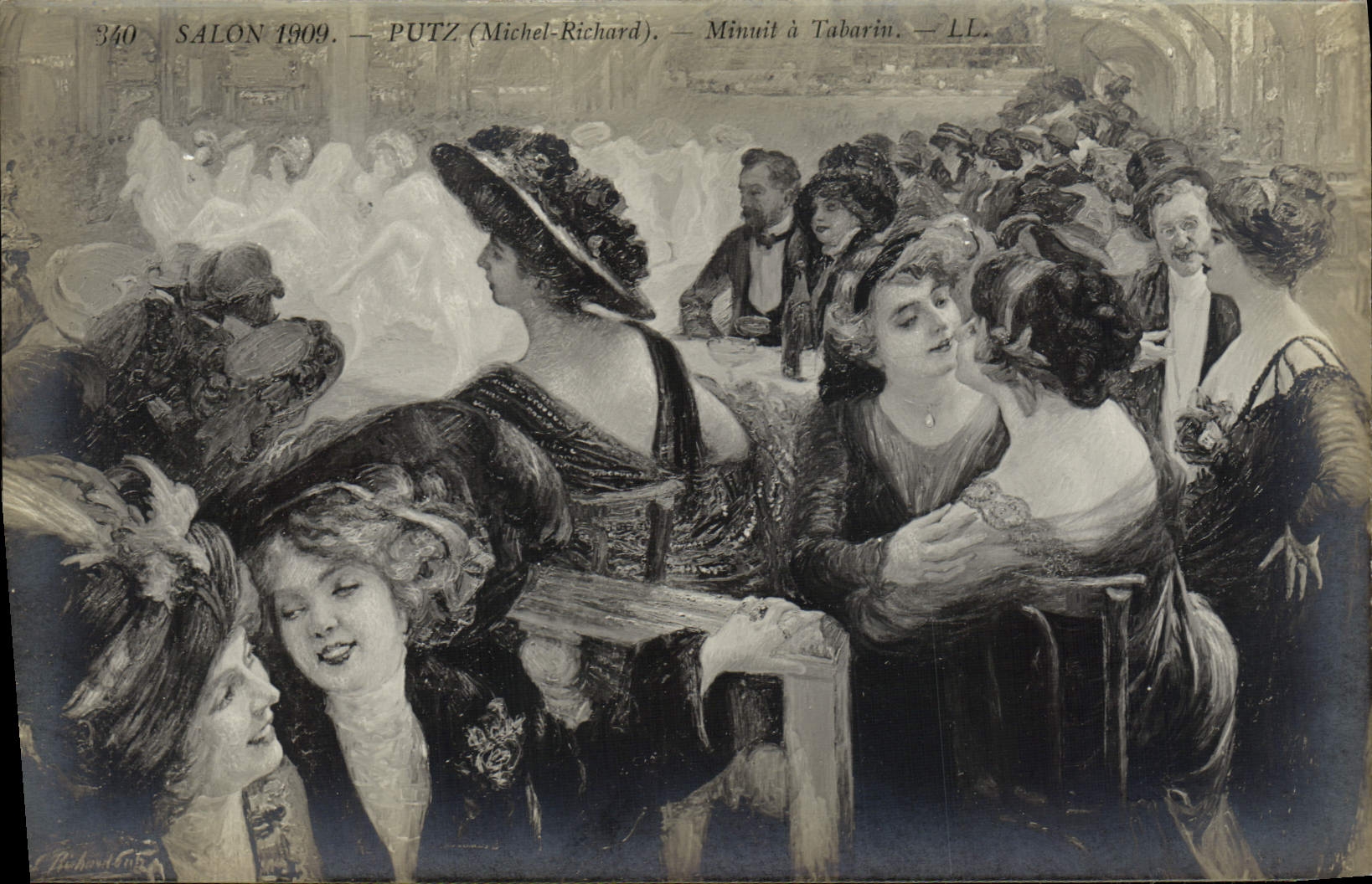 CPA Salon 1909 Putz Michel Richard Minuit a Tabarin 