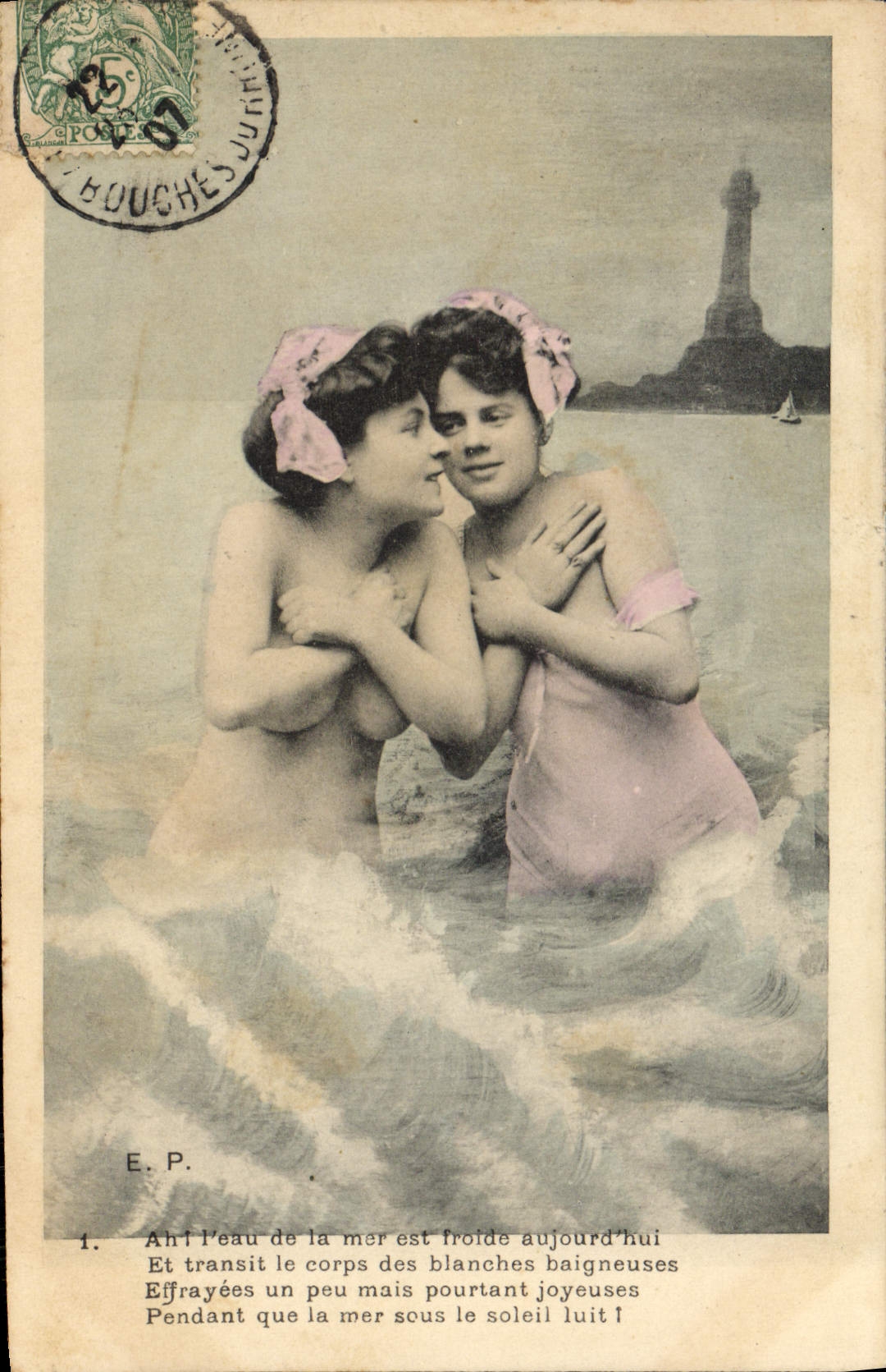 CPA Femmes nu erotique 
