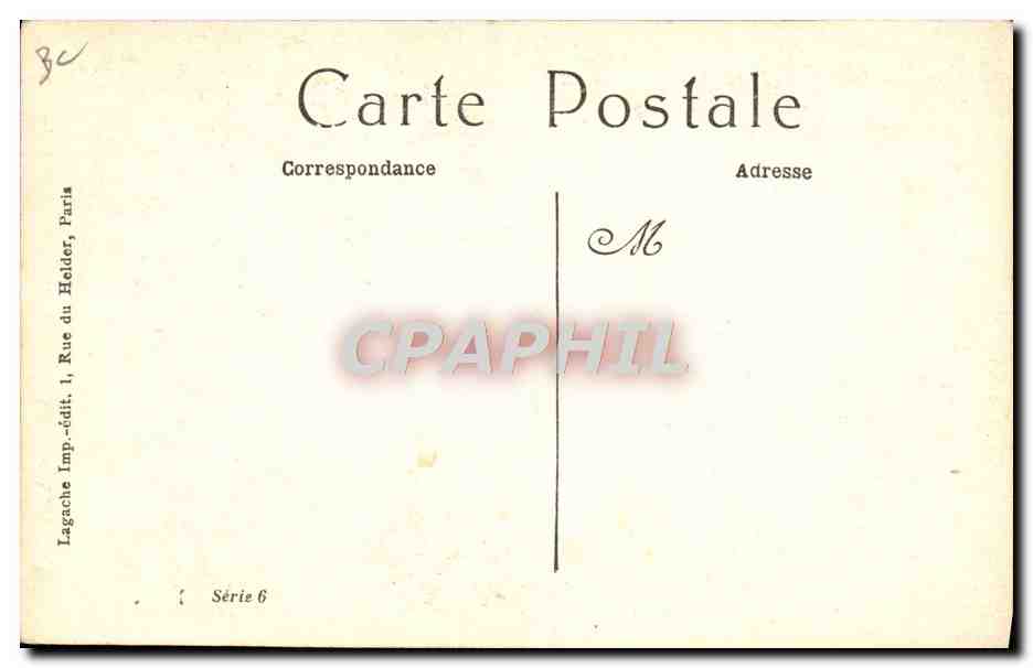 Due donne — scena intima — Lagache Imp.-édit. Série 6 — Verso