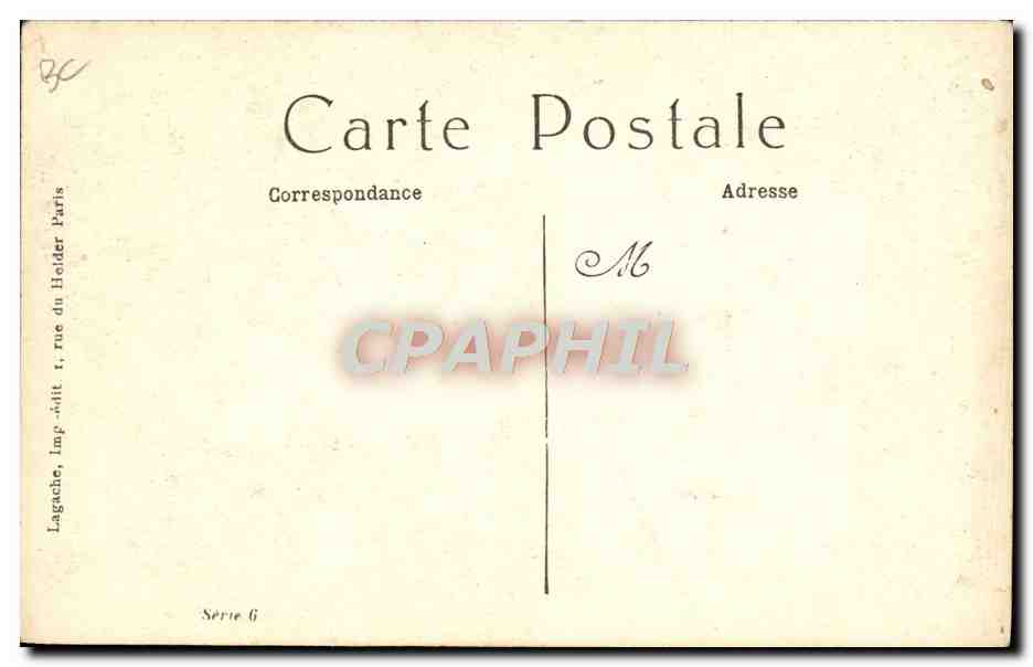 Deux femmes — une nue, l'autre en lingerie — pose sur un fauteuil — Lagache, Imp. du Holder, Paris, Série G — Reverso