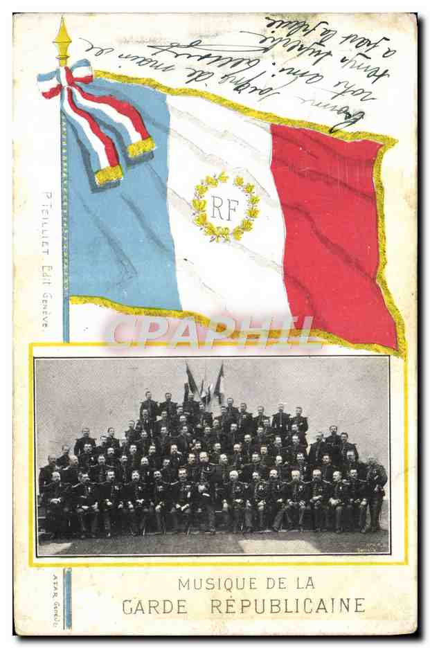 CPA Militaria Garde Republicaine Musique 