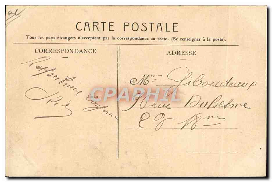 M. G. Parisé — Música de la Guardia Republicana — editor no visible — Reverso
