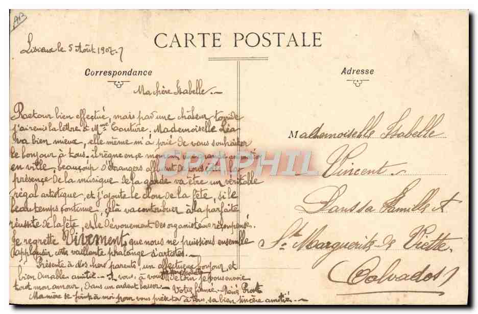 Musique de la Garde Républicaine — Chef : Mr Gabriel Parès — Ch. Debrock — Achterkant