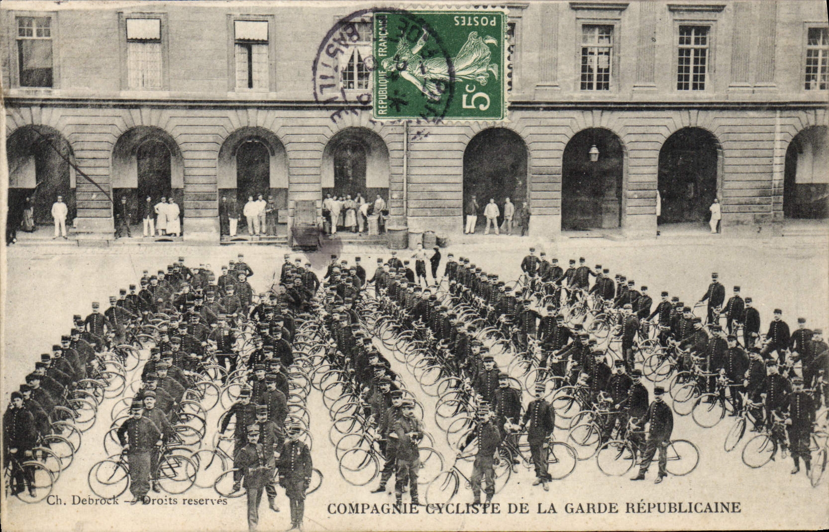 Compagnie cycliste de la Garde républicaine — Ch. Debrock — Paris