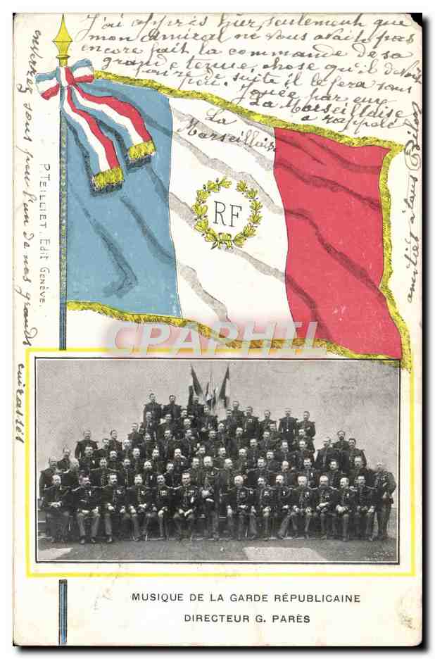 Musique de la Garde Républicaine — Directeur G. Parès — Édit. P. Tellier, Genève