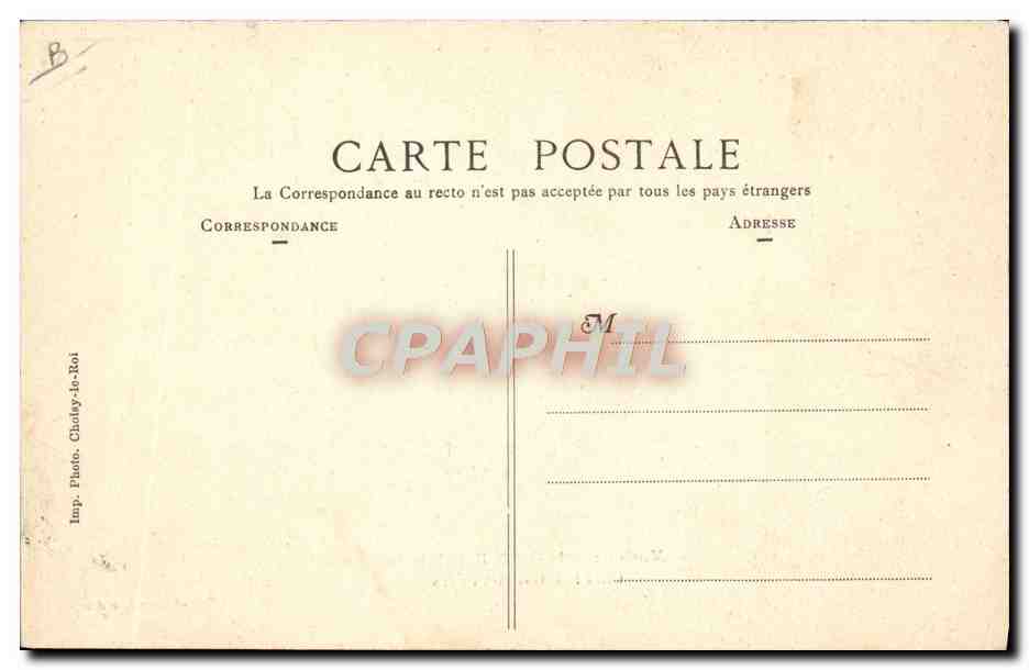 Musique de la Garde Républicaine — Chef : M. Gabriel Parès — Imp. Photo. Chalay-le-Roi — Achterkant