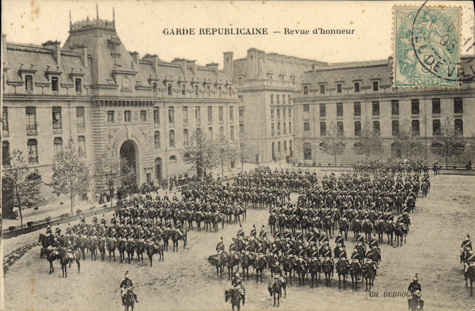 Republikeinse Garde — Eerewacht — CH. Debrogé