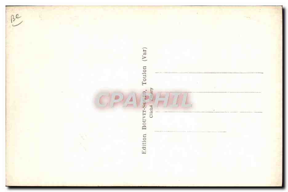 Sous-Marin Atalante — Édition Bouvet-Sourin, Toulon (Var) — Verso